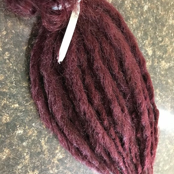 25 Burgundy Brown Dreads Dreadlock Hair Extensions main image 4
